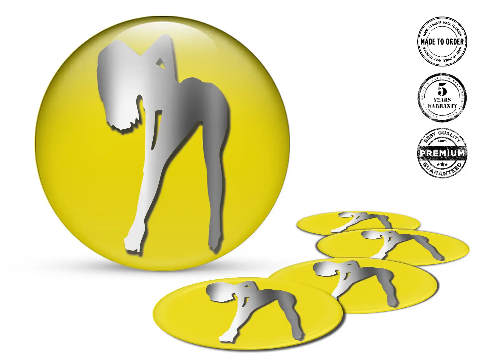 Hub cap sticker Custom Design Superior Labels for Cars